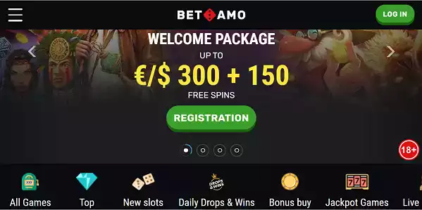BetAmo APK Landscape
