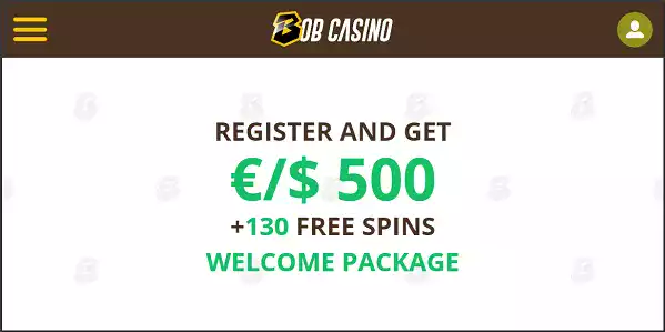 Bob Casino APK Landscape