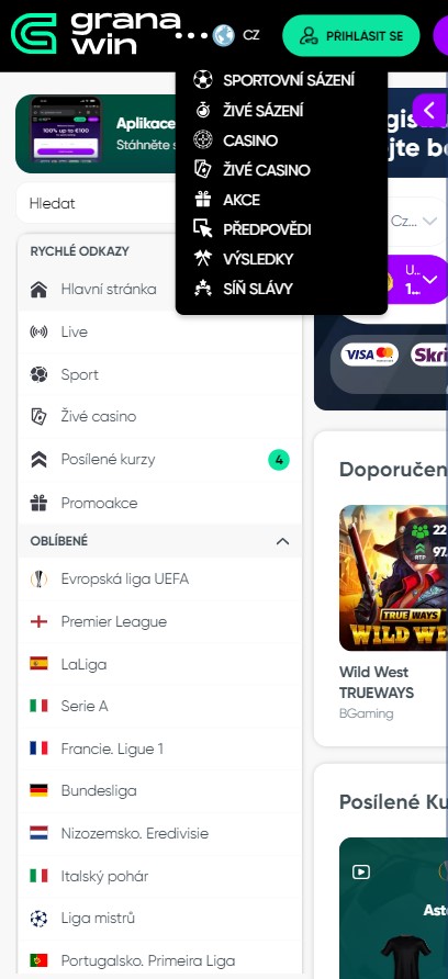 Granawins — mobile version